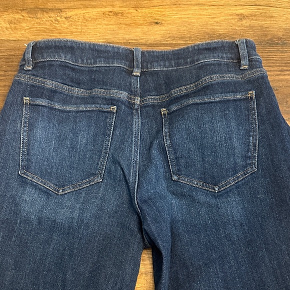 J. Jill Relaxed Boyfriend Jeans in Deep Blue - Picture 3 of 3